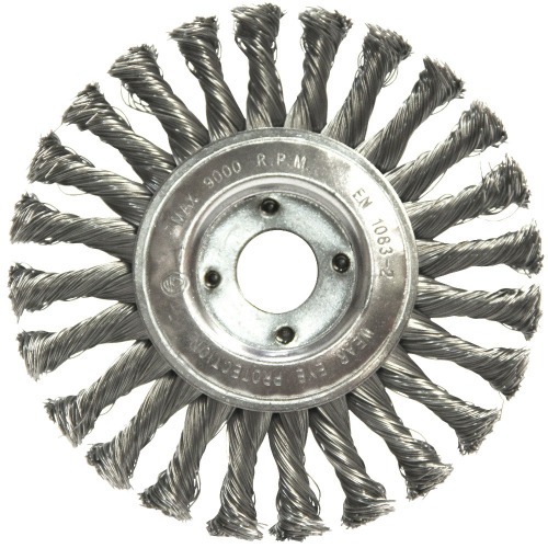 Escova circular ondulada latonada 152,4 x 19 mm Escova circular ondulada latonada 152,4 x 19 mm