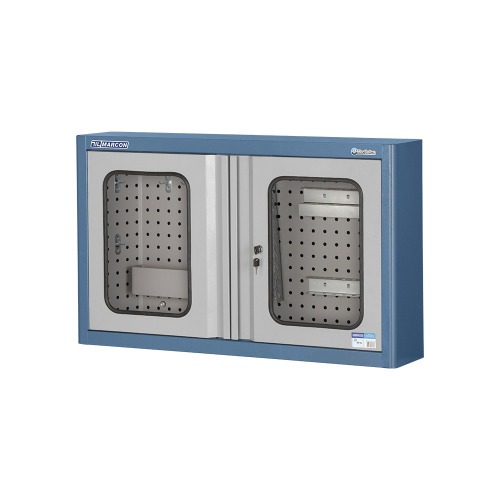 Armário de parede para ferramentas visor de vidro com 26 ganchos - AM-52 Armário de parede para ferramentas visor de vidro com 26 ganchos - AM-52