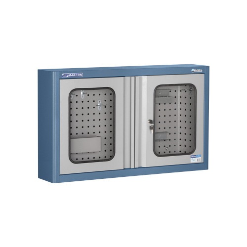 Armário de parede para ferramentas visor de vidro com 26 ganchos - AM-52 Armário de parede para ferramentas visor de vidro com 26 ganchos - AM-52