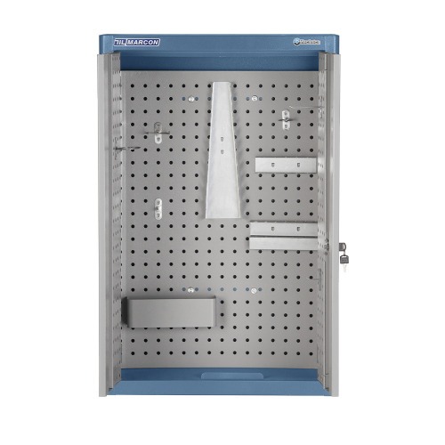 Armrio porta ferramentas com chapa perfurada e portas de ao - AM-54