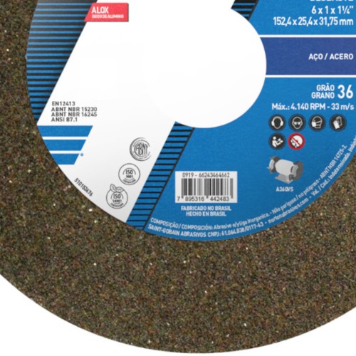 Rebolo reto para uso geral 6