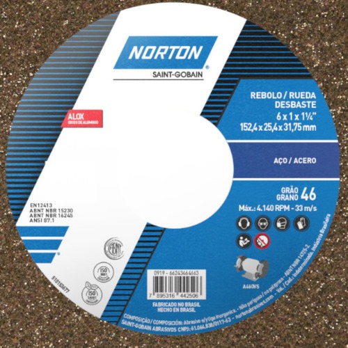 Rebolo reto para uso geral 6