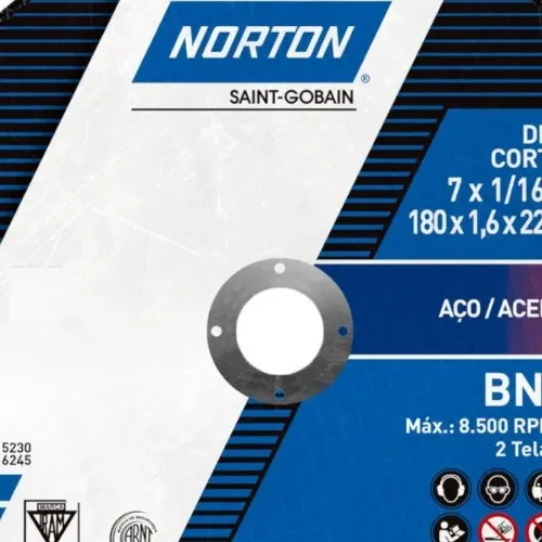 Disco de corte para aço carbono e inox 7