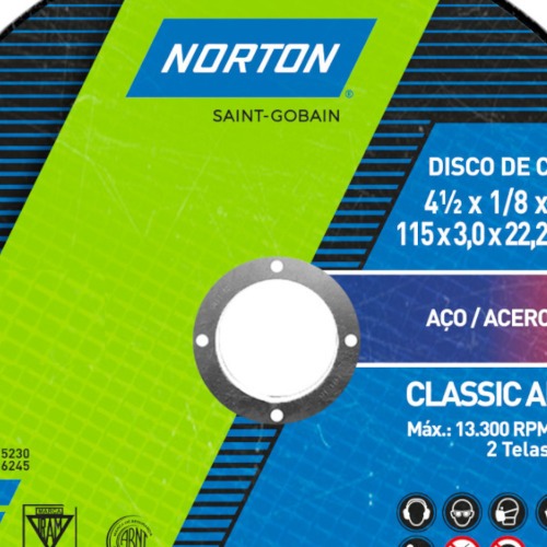 Disco de corte para ao 4.1/2