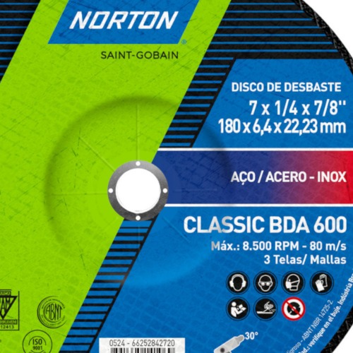 Disco de desbaste para ao 7