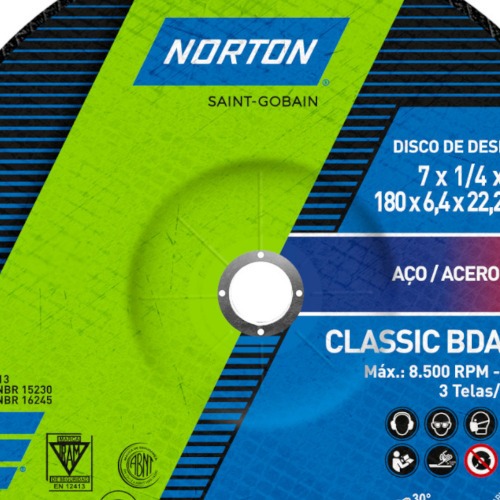 Disco de desbaste para ao 7