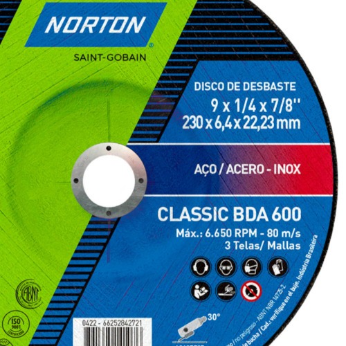 Disco de desbaste para ao 9