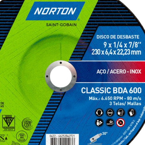 Disco de desbaste para ao 9