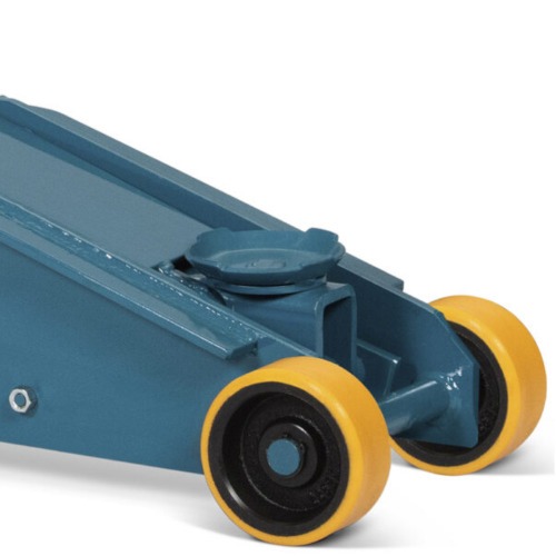 Macaco hidráulico jacaré longo capacidade 20T com rodas de poliuretano Macaco hidráulico jacaré longo capacidade 20T com rodas de poliuretano