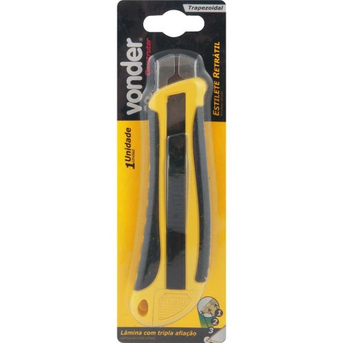 Estilete trapezoidal retrtil 18 mm