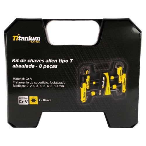 Jogo de chave allen abaulada cabo Jogo de chave allen abaulada cabo