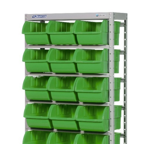 Estante met�lica com 21 gavetas n� 7 verde - EF21/7VD Marcon