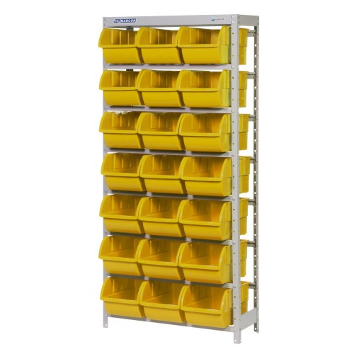 Estante met�lica com 21 gavetas n� 7 amarela - EF21/7AM
