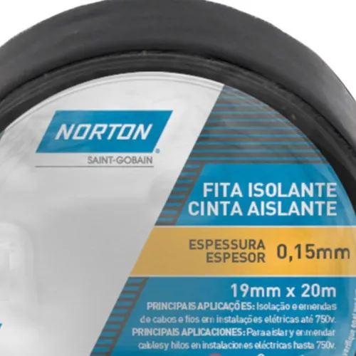 Fita isolante torre 19 mm x 20m - 66254474164 - Norton
