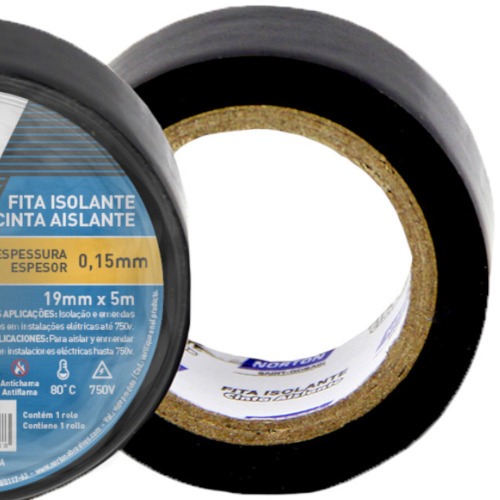 Fita isolante torre 19 mm x 5 m
