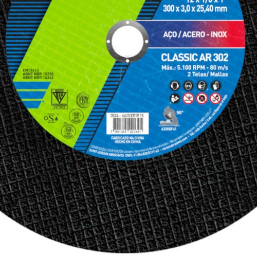 Disco de corte para metal 12 Disco de corte para metal 12