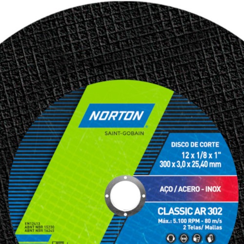 Disco de corte para metal 12 Disco de corte para metal 12