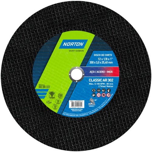 Disco de corte para metal 12 Disco de corte para metal 12