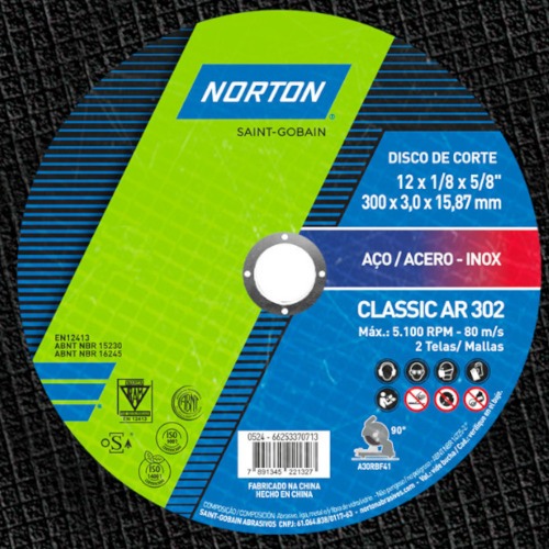 Disco de corte para metal 12
