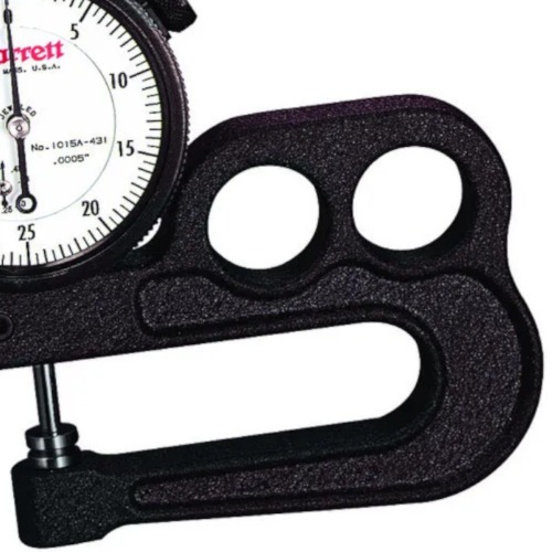 Medidor de espessura capacidade de 0-10 mm leitura de 0,01 mm