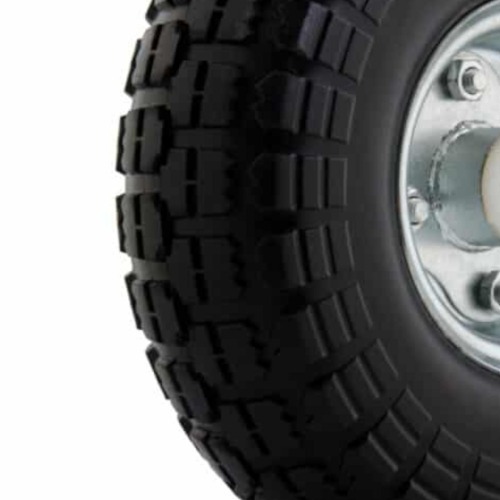 Roda completa de borracha maci�a 9