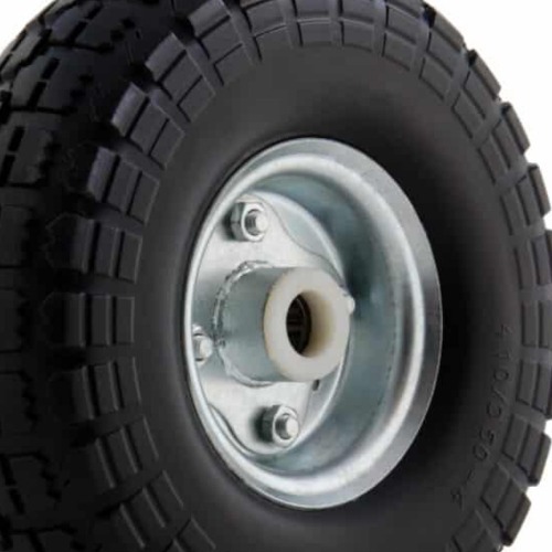 Roda completa de borracha maci�a 9