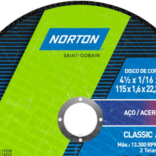 Disco de corte para metal 4.1/2 x 1/16 x 7/8 Disco de corte para metal 4.1/2 x 1/16 x 7/8