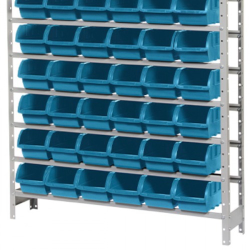 Estante metálica com 54 gavetas n° 5 azul - EP54/5A                          Estante metálica com 54 gavetas n° 5 azul - EP54/5A