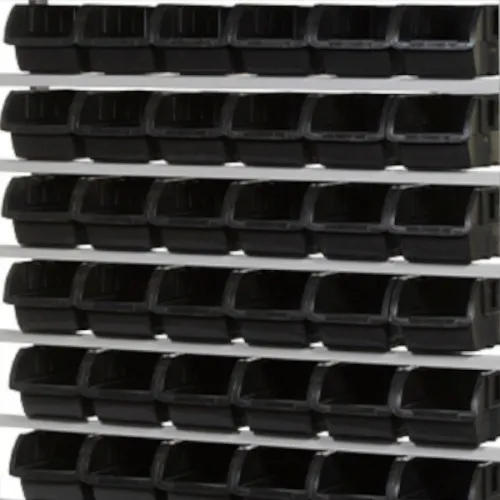 Estante metálica para 54 gavetas n° 5 preta - EF54/5P