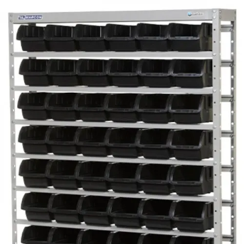 Estante metálica para 54 gavetas n° 5 preta - EF54/5P