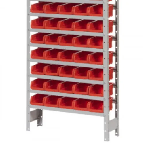 Estante metálica com 60 gavetas n° 3 vermelha - EF60/3V