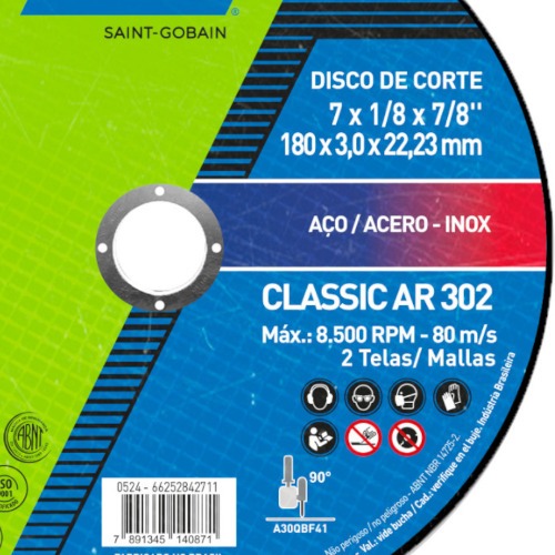 Kit 25 Discos de corte para metal 7 x 1/8 x 7/8 Kit 25 Discos de corte para metal 7 x 1/8 x 7/8