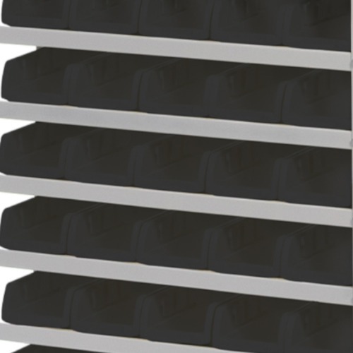 Estante met�lica com 30 gavetas n� 3 preta - EF30/3P