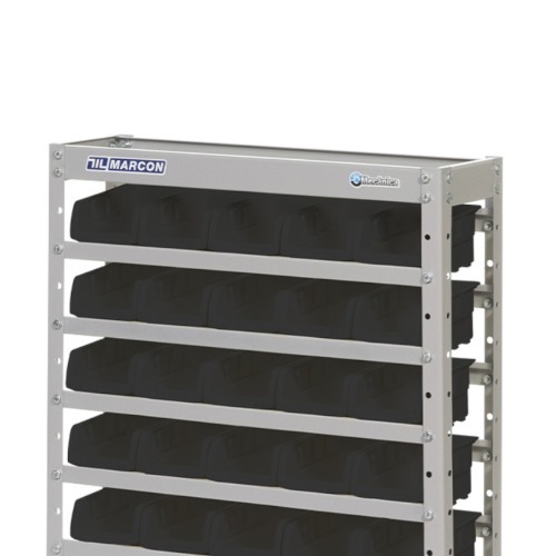 Estante met�lica com 30 gavetas n� 3 preta - EF30/3P