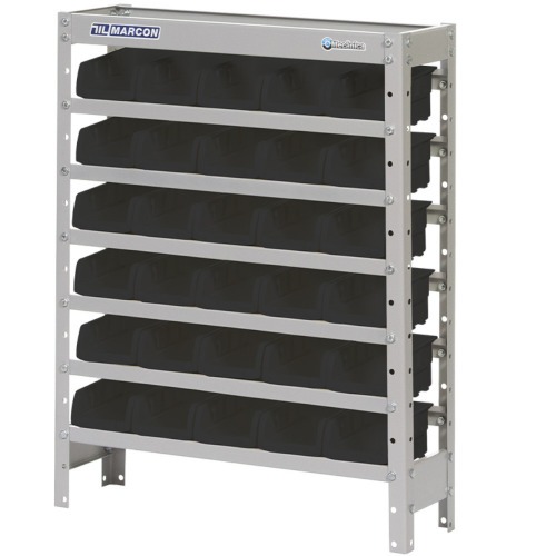 Estante met�lica com 30 gavetas n� 3 preta - EF30/3P