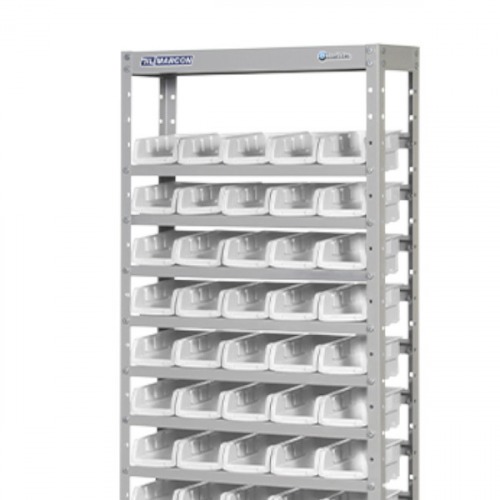 Estante metlica com 60 gavetas n 3 branca - EF60/3B