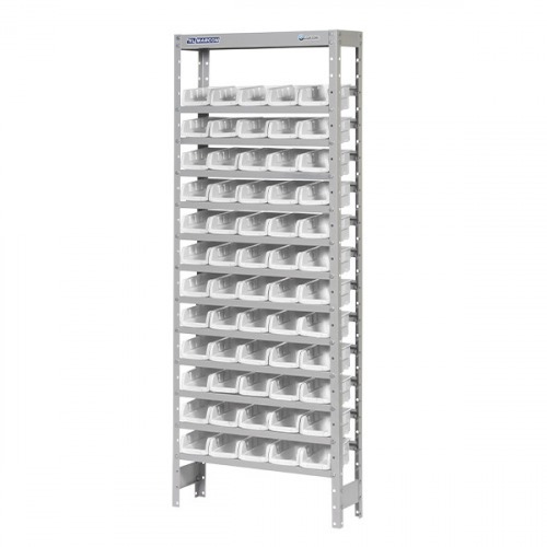 Estante metlica com 60 gavetas n 3 branca - EF60/3B