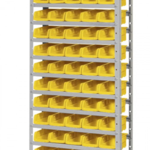 Estante metlica com 60 gavetas n 3 amarela - EF60/3AM