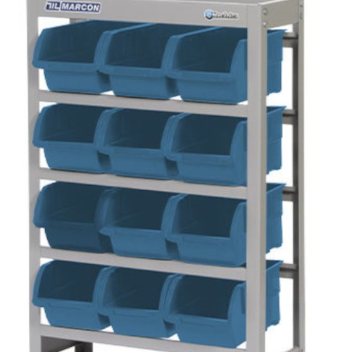 Estante met�lica com 12 gavetas n� 5 azul - EM12/5A