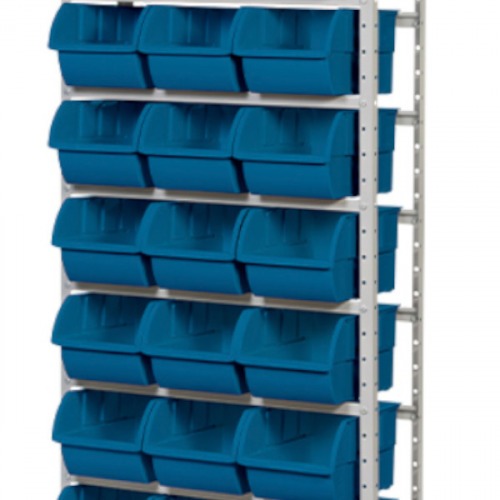 Estante met�lica com 21 gavetas n� 7 azul - EP21/7A