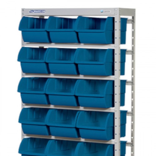 Estante met�lica com 21 gavetas n� 7 azul - EP21/7A