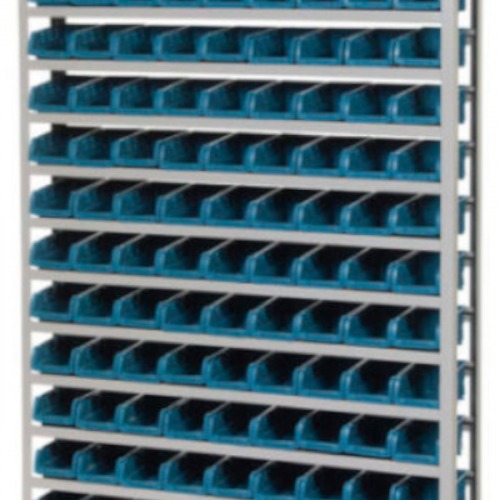 Estante metálica com 108 gavetas n° 3 azul - EP108/3A Estante metálica com 108 gavetas n° 3 azul - EP108/3A