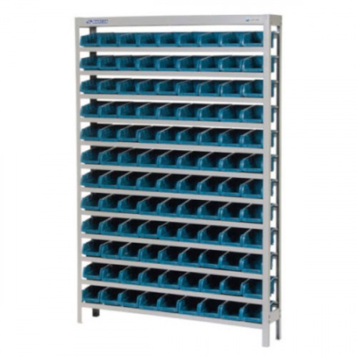 Estante metálica com 108 gavetas n° 3 azul - EP108/3A Estante metálica com 108 gavetas n° 3 azul - EP108/3A