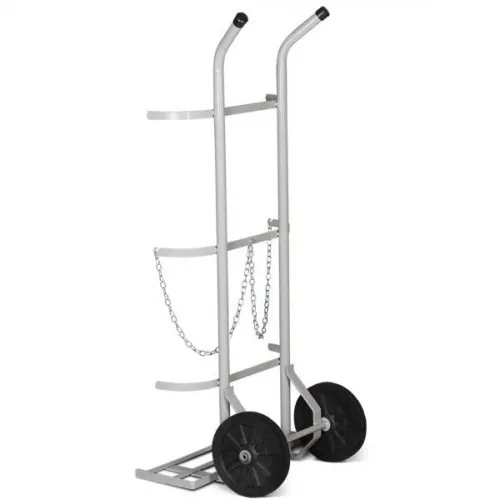 Carro para transporte de oxigênio e acetileno capacidade para 2 cilindros - TM-48
