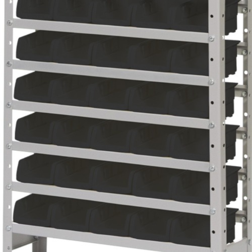 Estante metlica com 30 gavetas n3 preta - EM30/3P