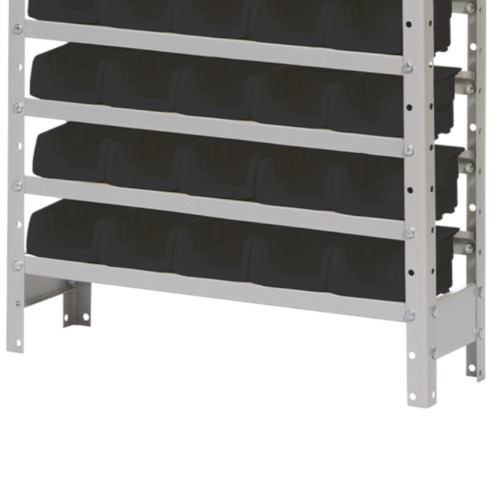 Estante metlica com 30 gavetas n3 preta - EM30/3P