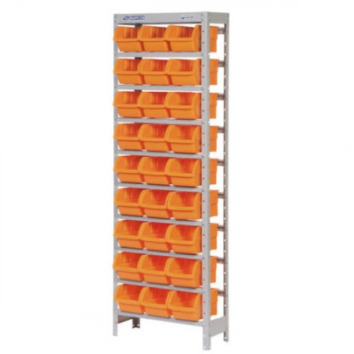 Estante metálica com 27 gavetas n° 5 laranja       Estante metálica com 27 gavetas n° 5 laranja