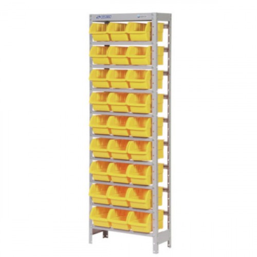 Estante met�lica com 27 gavetas n� 5 amarela - EF27/5AM            