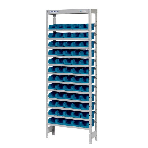 Estante met�lica com 60 gavetas n� 3 azul - EM60/3A