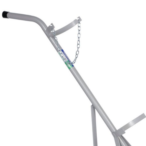 Carro para transporte de oxignio com apoio capacidade 01 cilindro